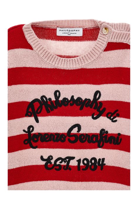 Pull con logo PHILOSOPHY KIDS | I9H616 87169143
